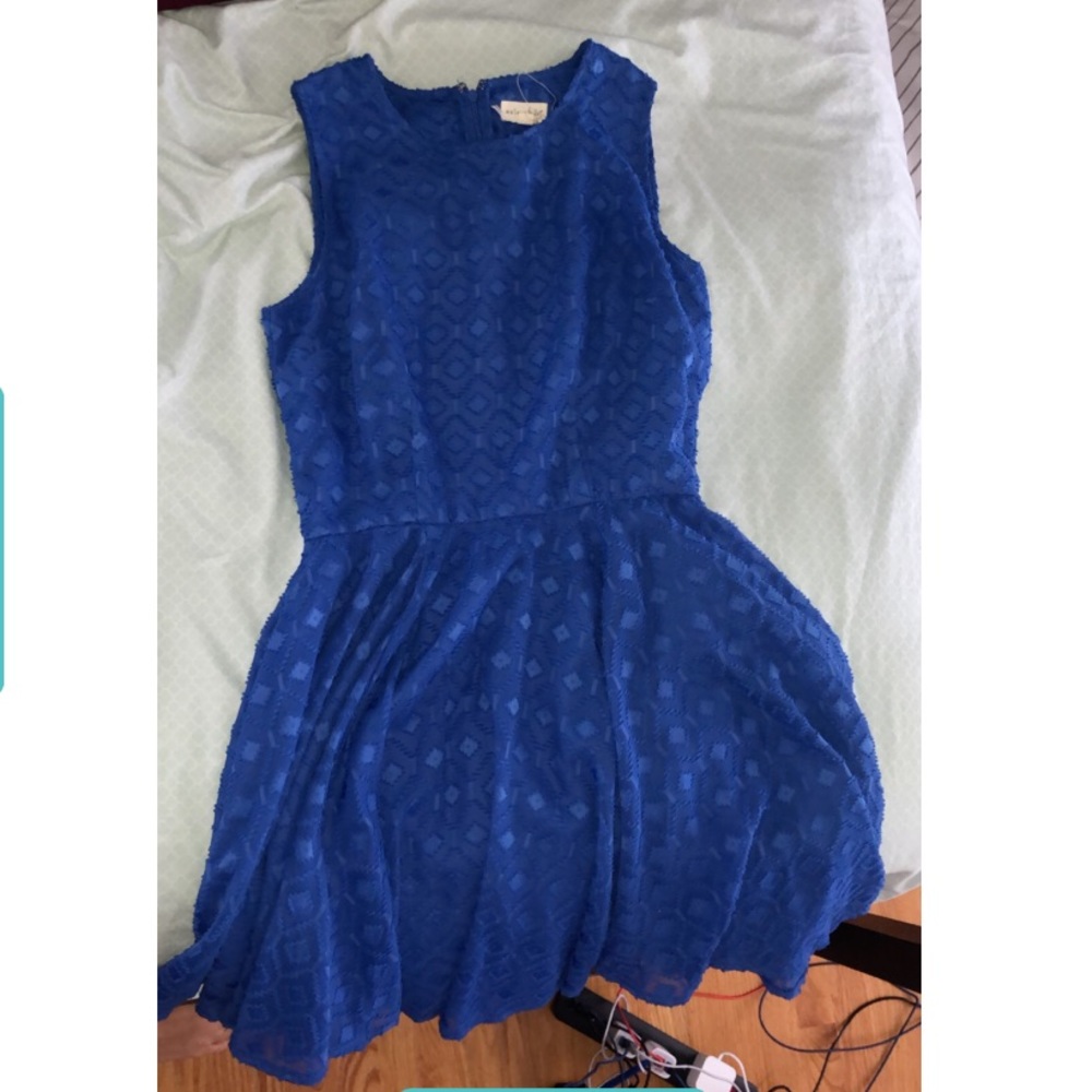 blue dress, ONLY WORN ONCE